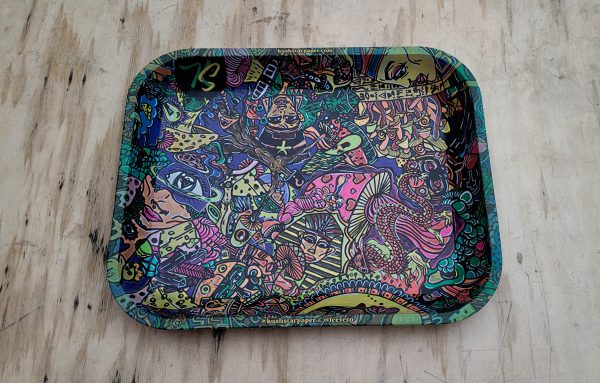 360-Degree View Rolling Tray with Soft Magnetic Lid - XL - 34 x 27 cm - Image 4