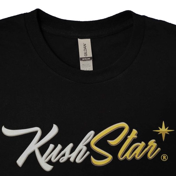 KushStar T-Shirt - DryBlend Technology - Black or White - Image 3