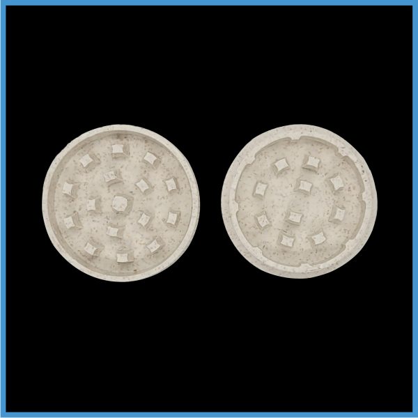 Mini 2 pieces herb grinder - Made with recycled hemp material - Image 8