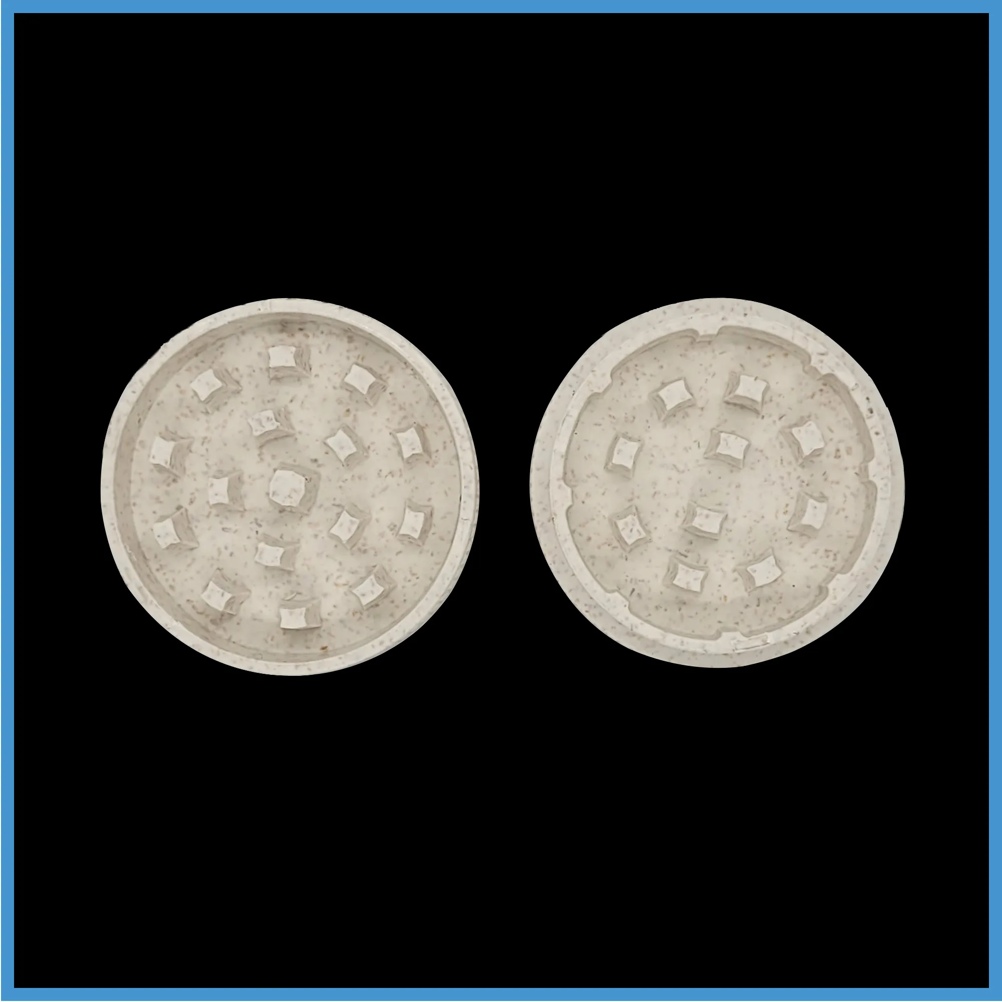 Mini 2 pieces herb grinder - Made with recycled hemp material - Image 8