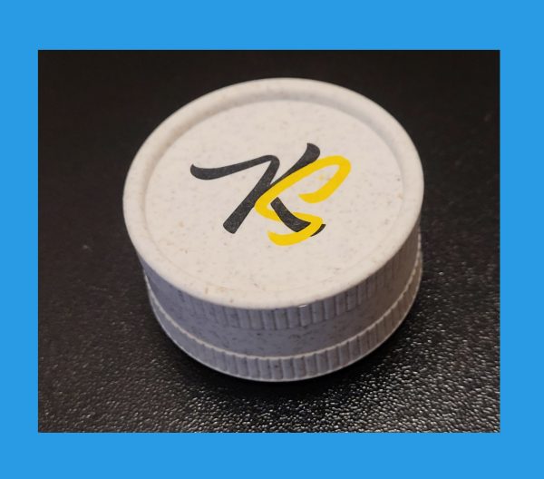 Mini 2 pieces herb grinder - Made with recycled hemp material - Image 6