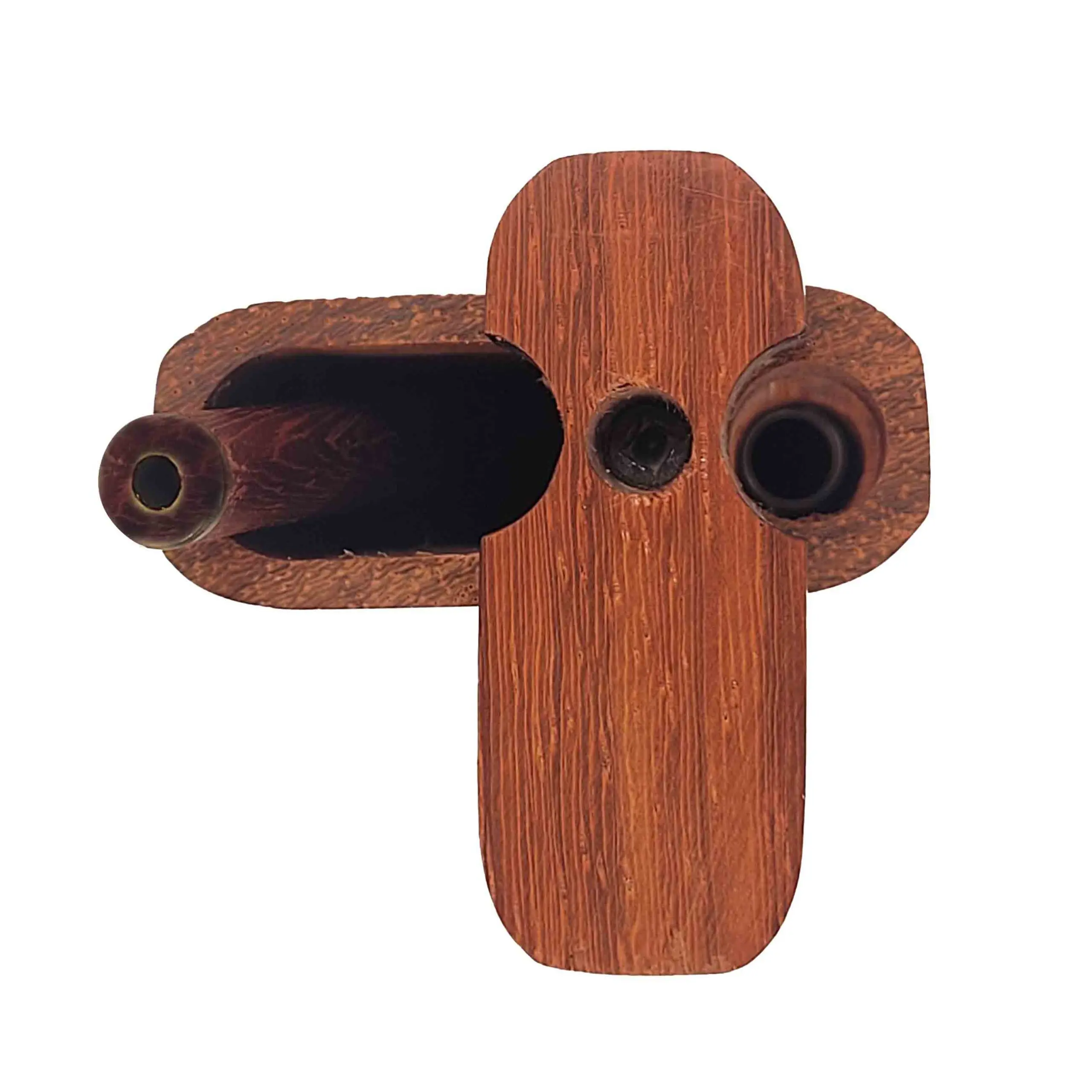 Deluxe Dogout - One hitter made from exotic wood with pipe adapter - Image 4