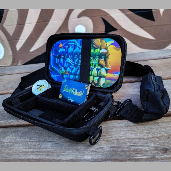 Essential Rolling Kit - Smell proof & lockable pouch with grinder, rolling paper and tray + lid - Image 10