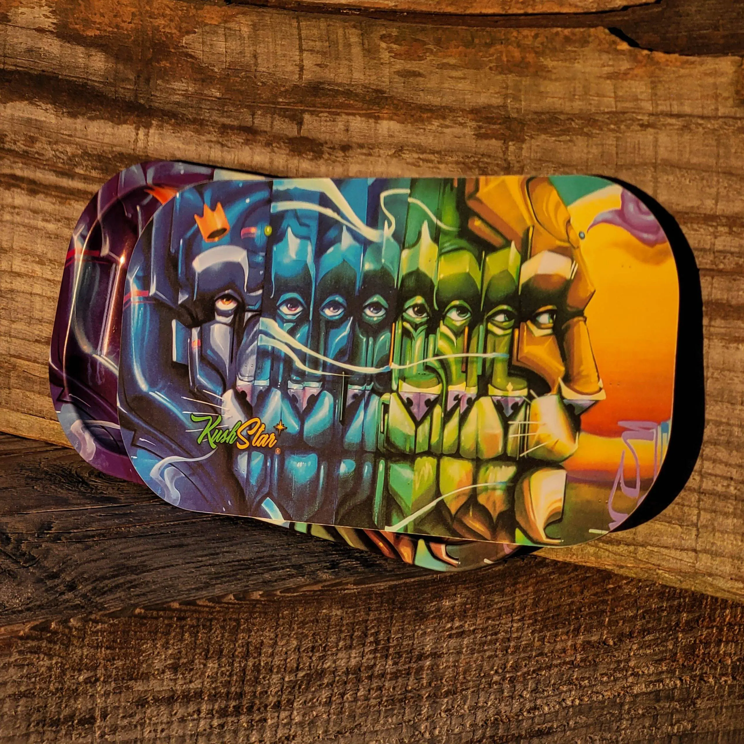 Small Size Rolling Tray with Magnetic Lid - LIMITED EDITION - 20.5 x 10.5 cm - Image 2