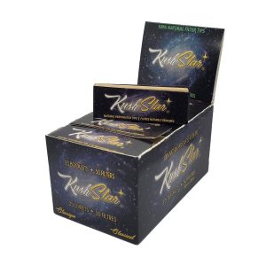 Filter Tips - Natural & Perforated - 25 Booklets Box
