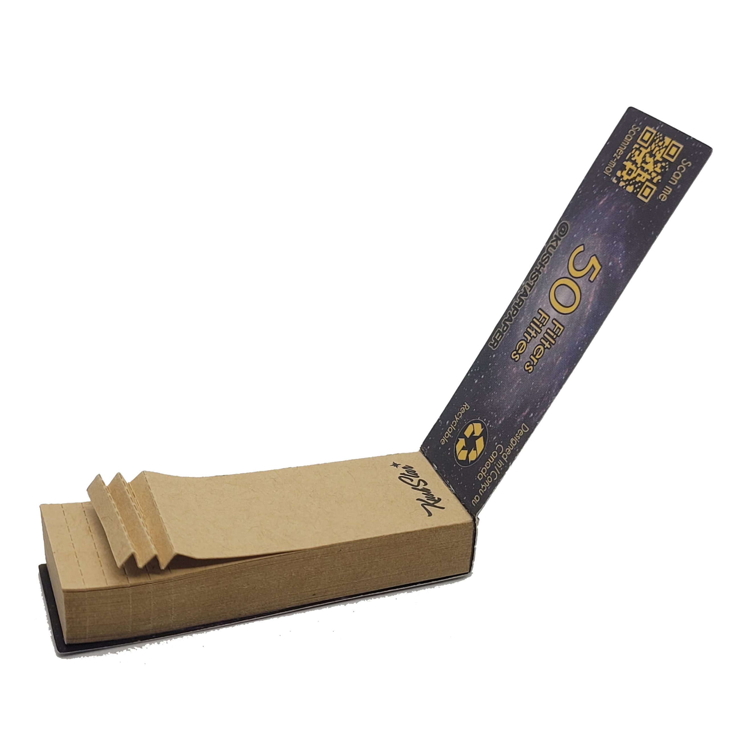 Filter Tips - Natural & Perforated - 25 Booklets Box