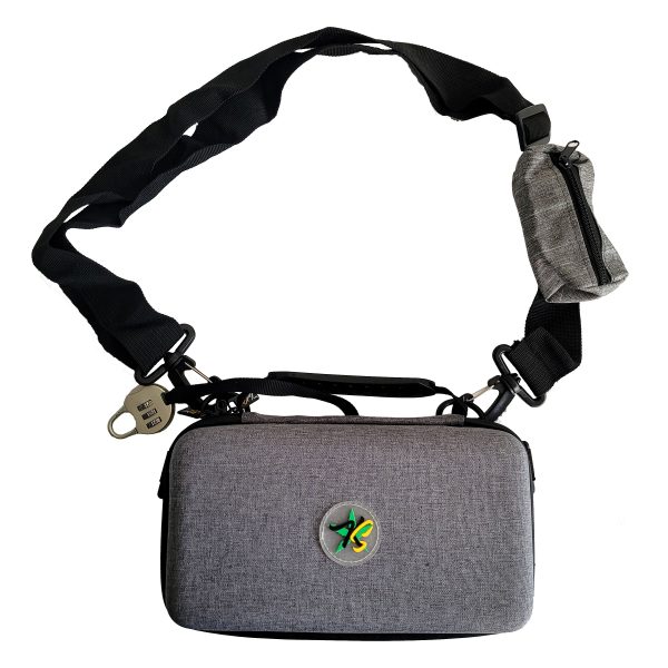 Essential Rolling Kit - Smell proof & lockable pouch with grinder, rolling paper and tray + lid - Image 6