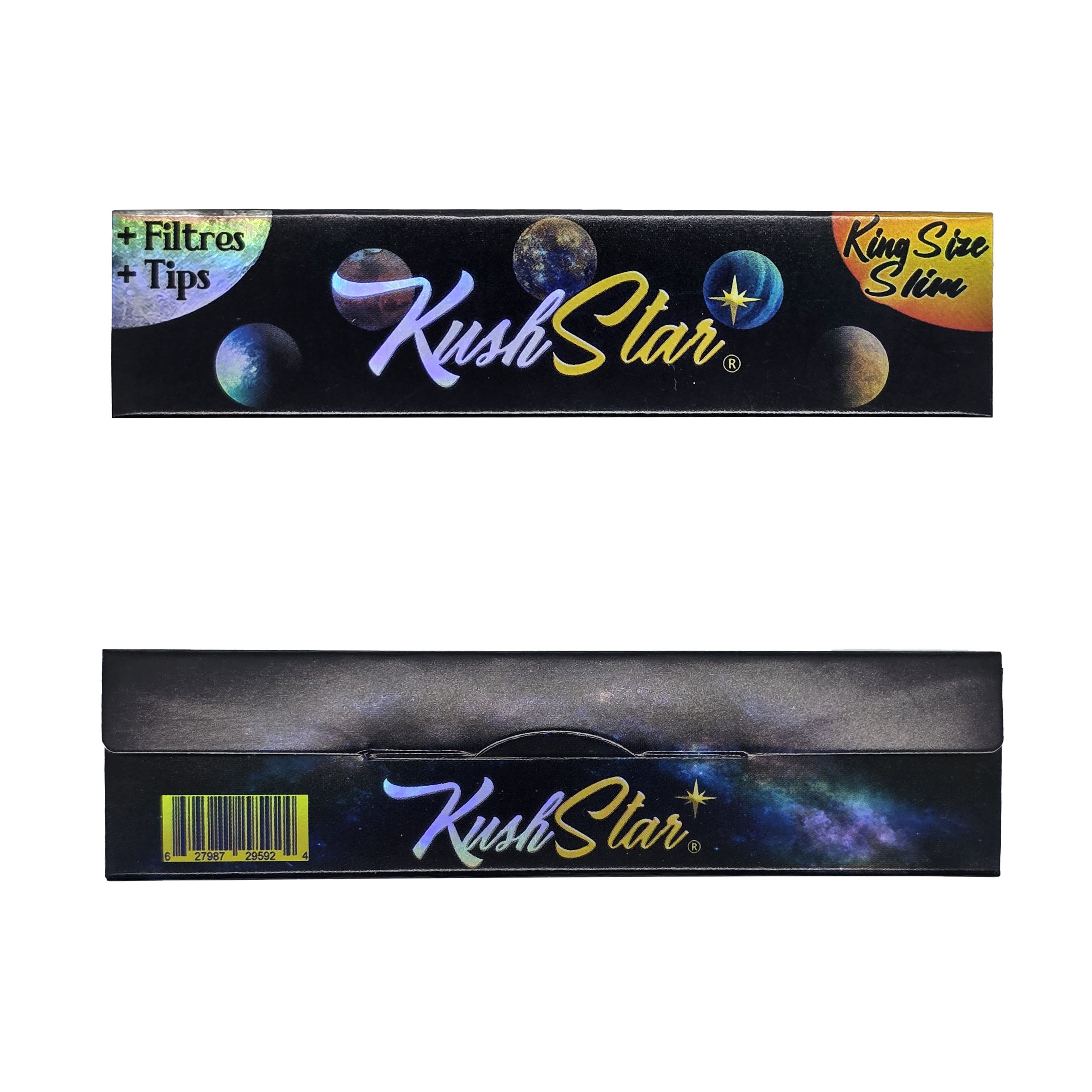 King Size Slim Rolling Paper & Filter Tips - Thin Organic Hemp Paper - 1 Booklet