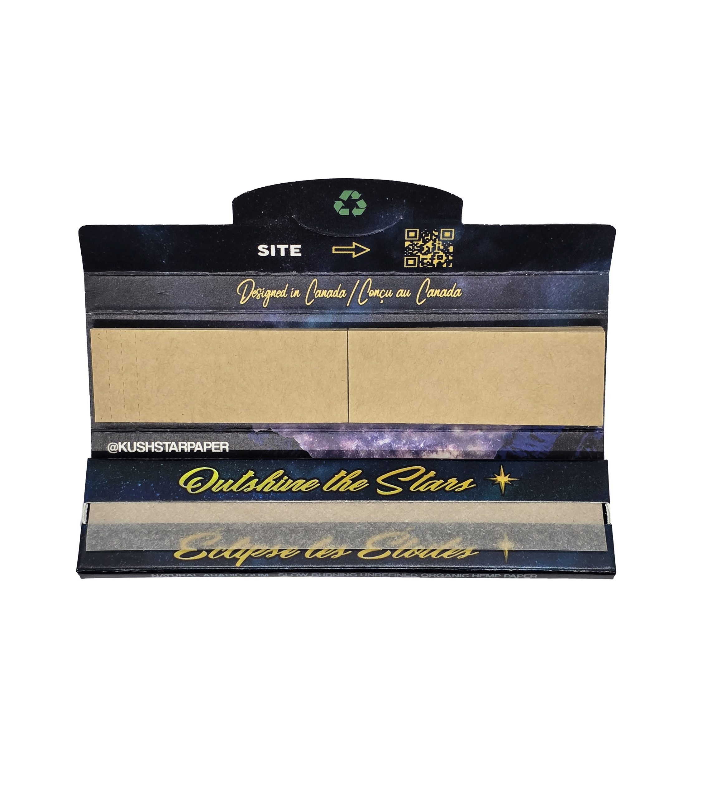 King Size Slim Rolling Papers & Filter Tips - Thin Organic Hemp Paper - 5 pack