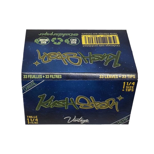 1 1/4 Size Rolling Paper & Filter Tips - Thin Organic Hemp Paper - 5 pack - Image 4