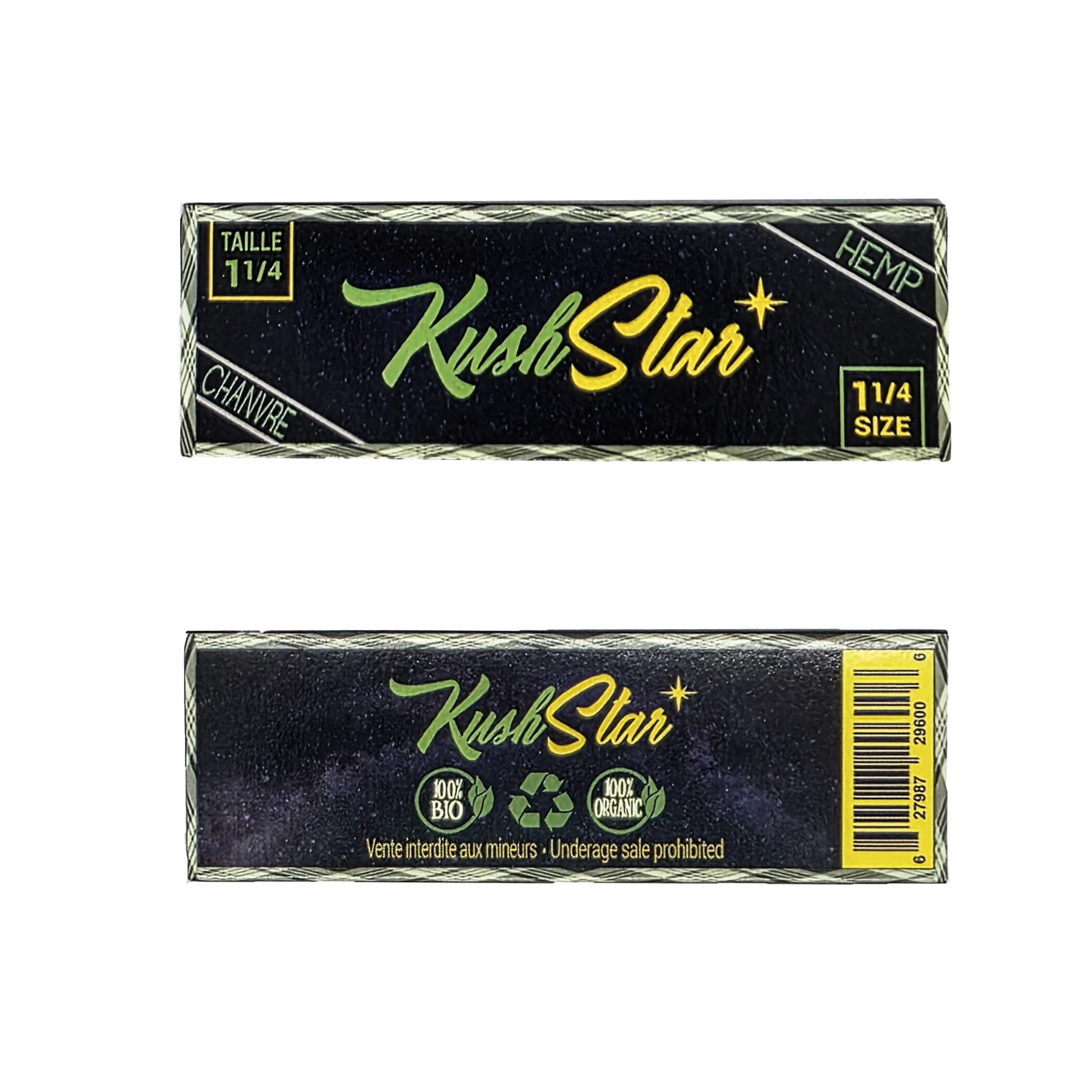 1 1/4 Size Rolling Paper - Thin Organic Hemp Paper - 1 Booklet