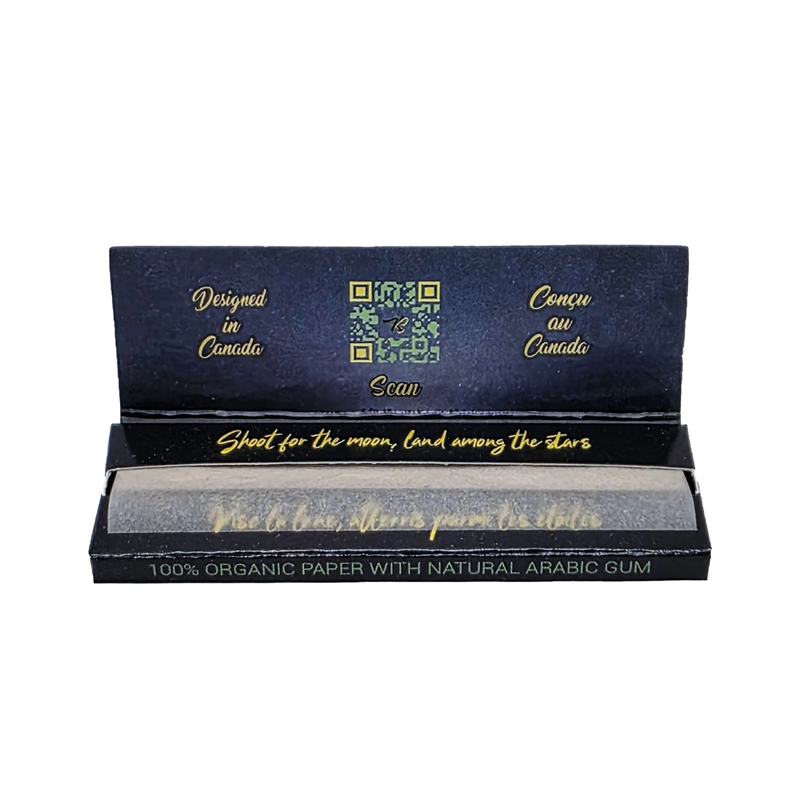 1 1/4 Size Rolling Paper - Thin Organic Hemp Paper - 50 Booklets Box - Image 4