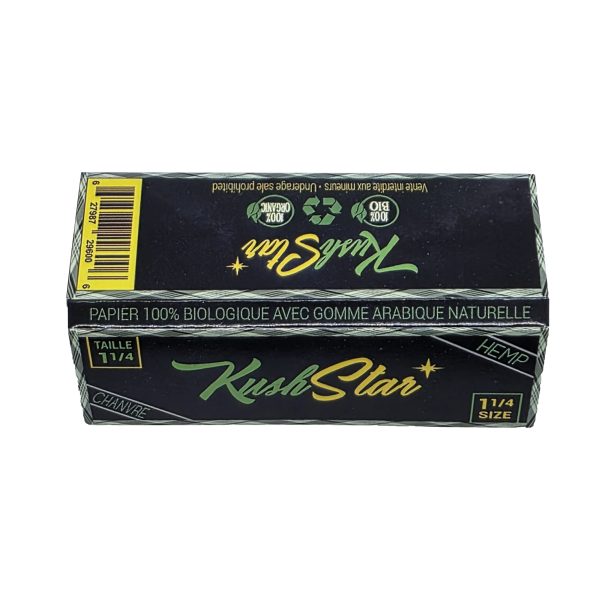 1 1/4 Size Rolling Paper - Thin Organic Hemp Paper - 5 pack - Image 2