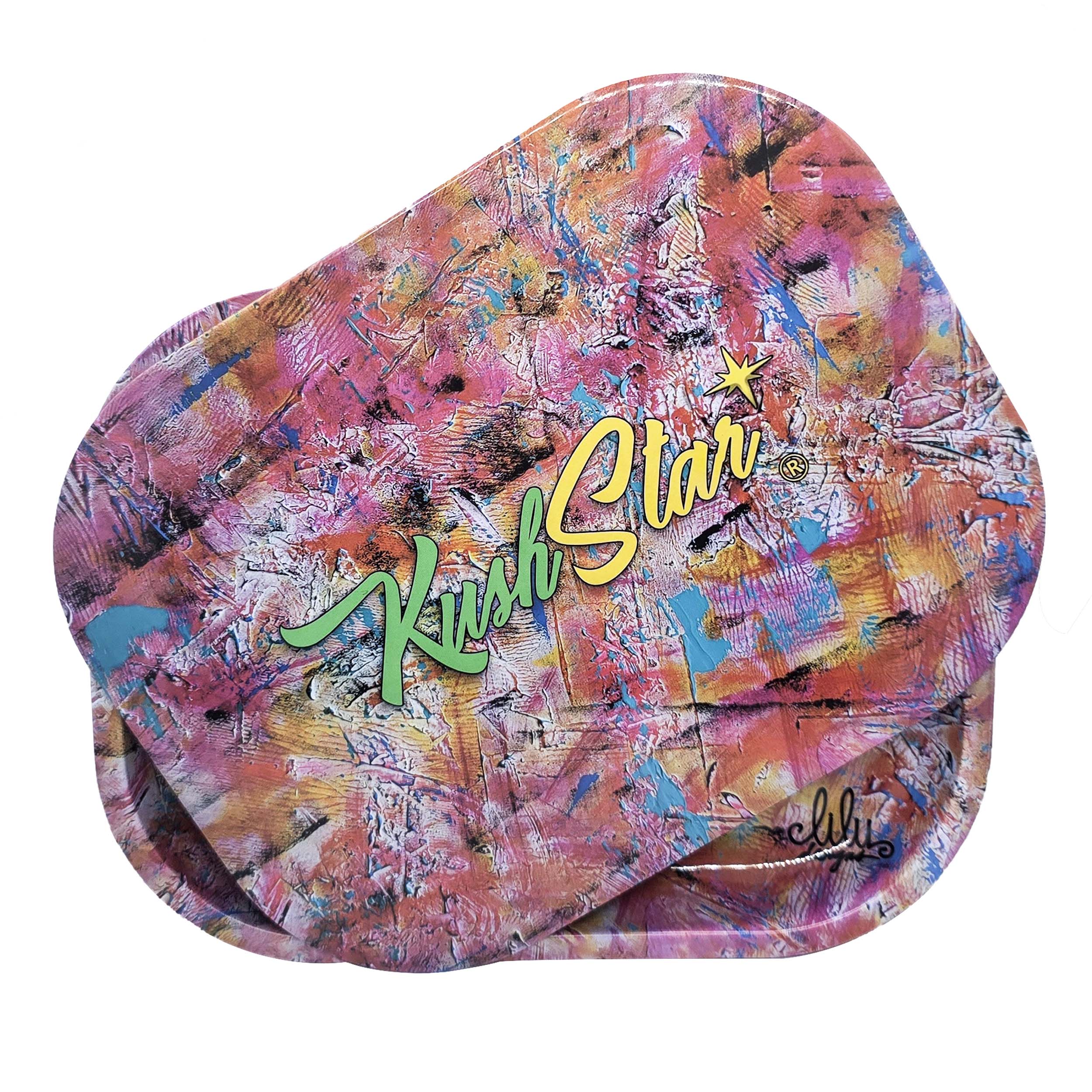 Medium Size - Hard Magnetic Lid Rolling Tray - 18 x 14 cm