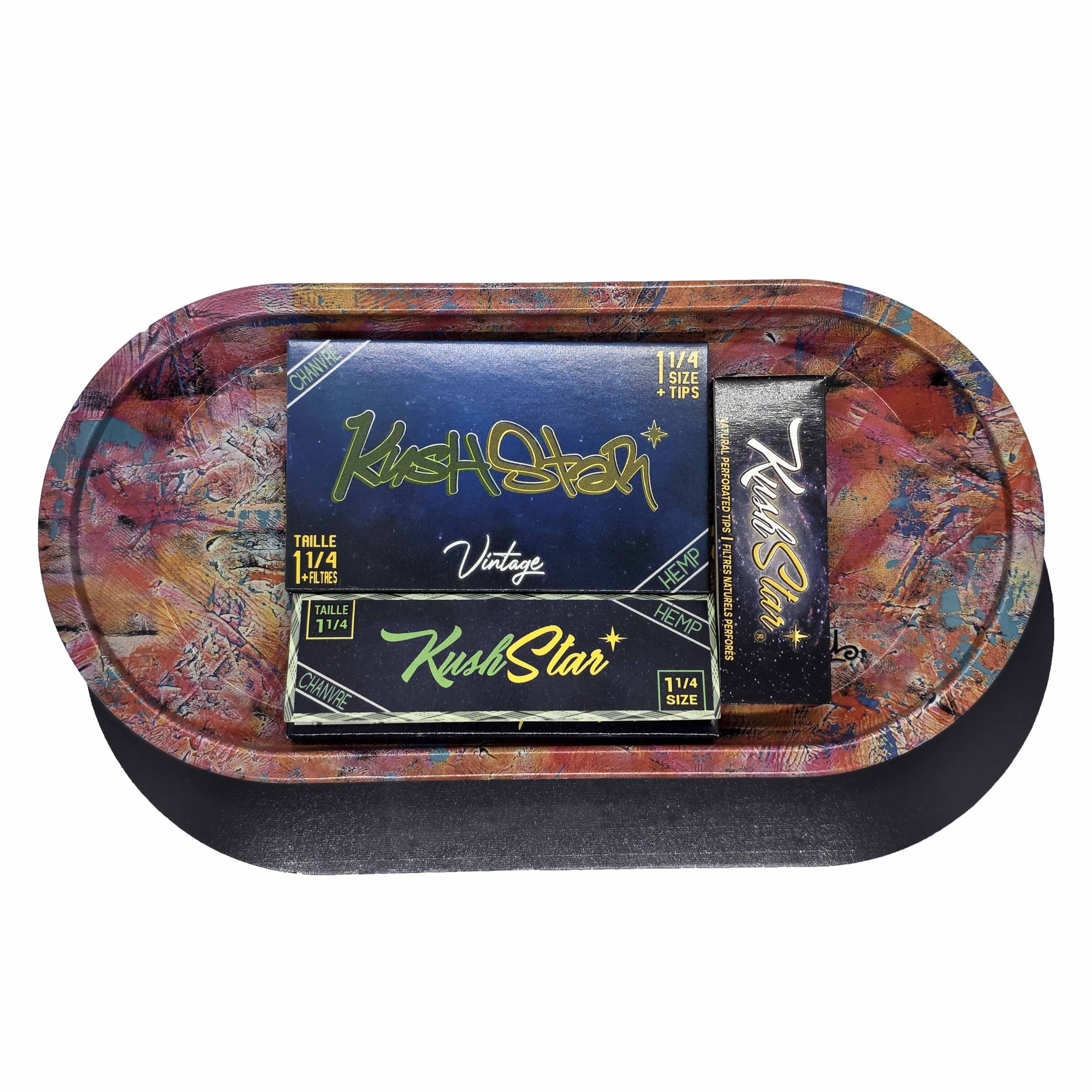 Pocket Size Rolling Tray & Soft Magnetic Lid Kit - 1 1/4 Size and Tips Booklets
