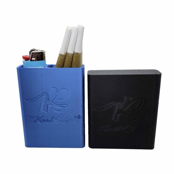 Joint slider - Smell proof rounded corners case with designated lighter and J's area - Fits King Size and ANY lighter - Image 3