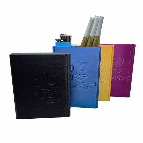 Joint slider - Smell proof rounded corners case with designated lighter and J's area - Fits King Size and ANY lighter - Image 4