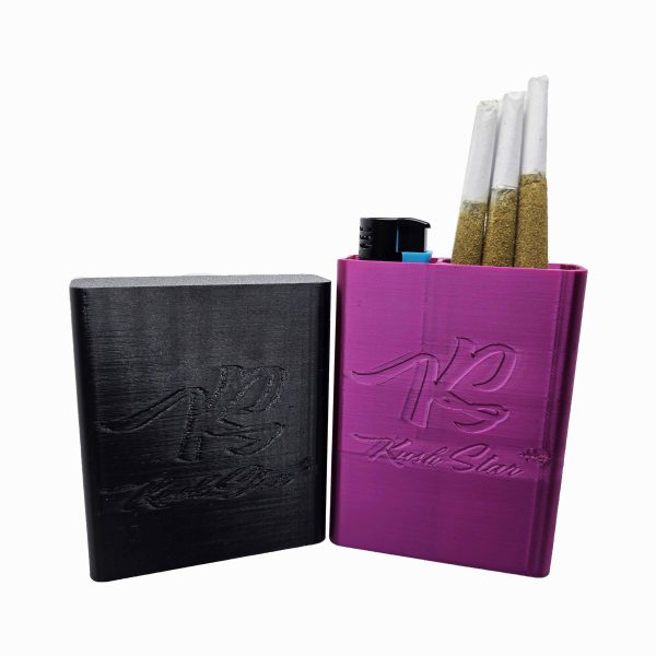 Joint slider - Smell proof rounded corners case with designated lighter and J's area - Fits King Size and ANY lighter - Image 5