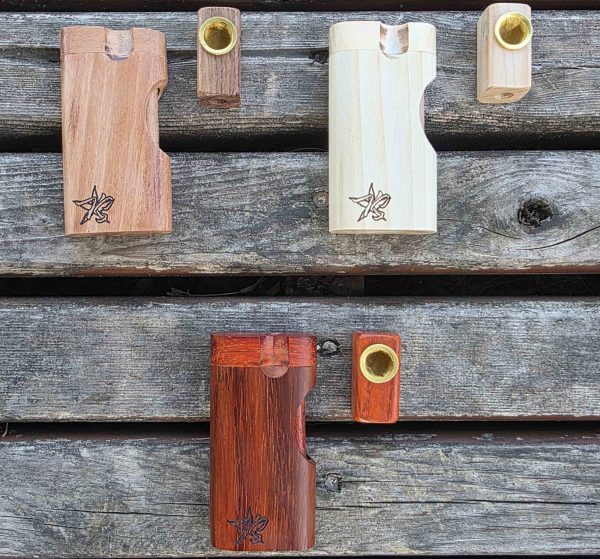 Deluxe Dogout - One hitter made from exotic wood with/without pipe adapter - Image 5
