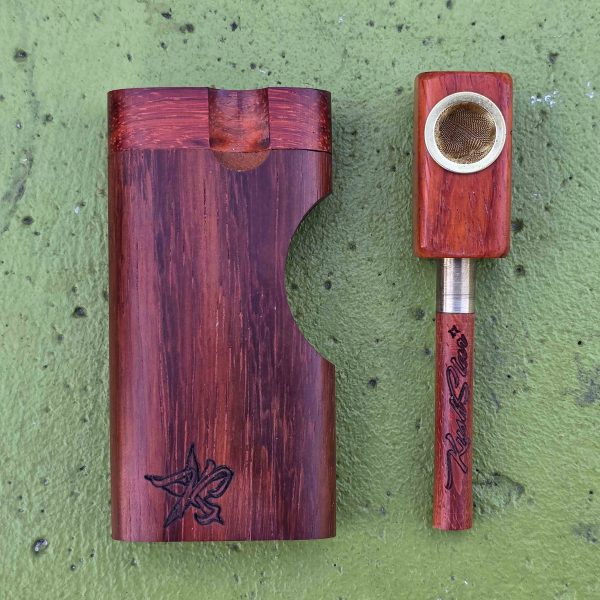 Deluxe Dogout - One hitter made from exotic wood with/without pipe adapter - Image 6