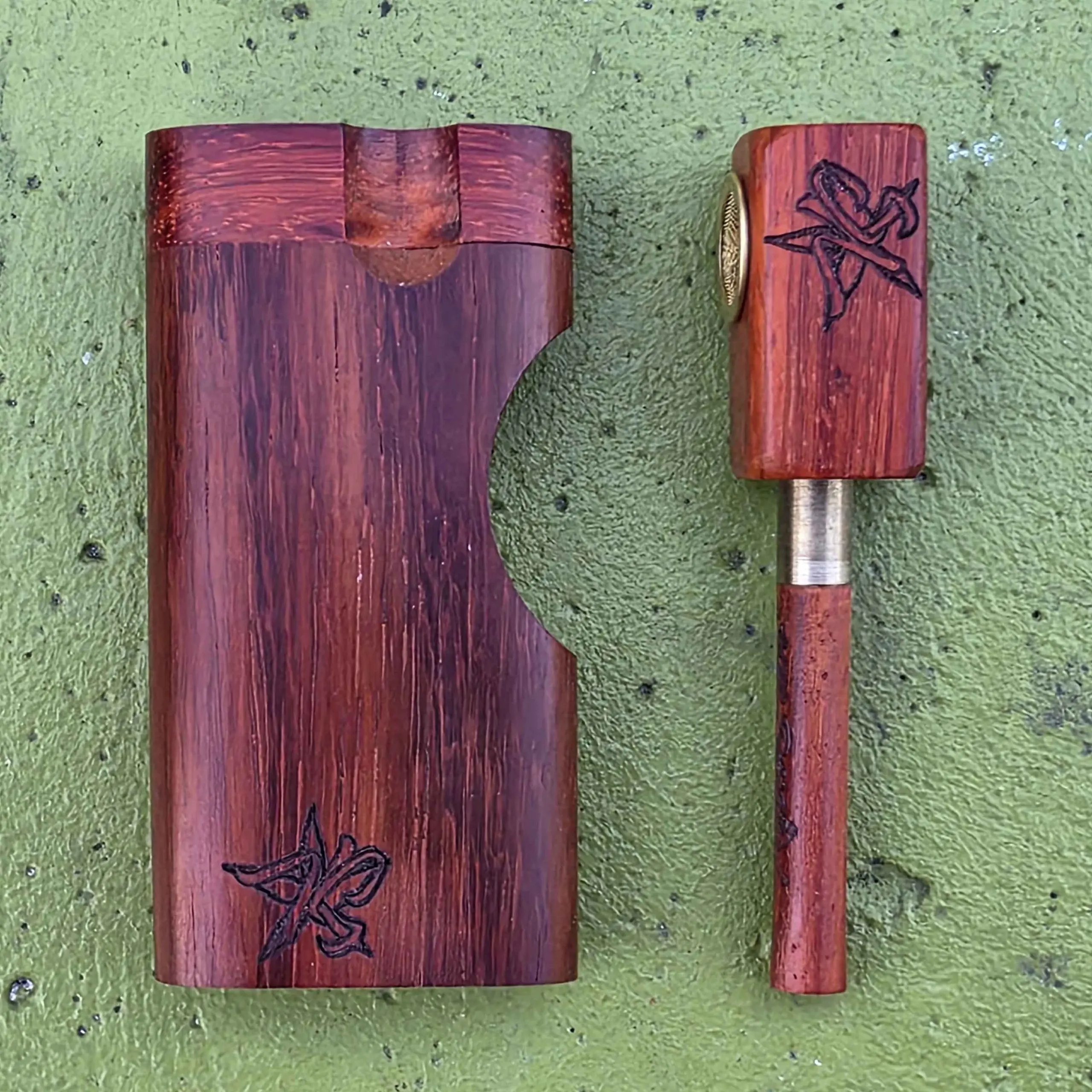 Deluxe Dogout - One hitter made from exotic wood with pipe adapter - Image 12