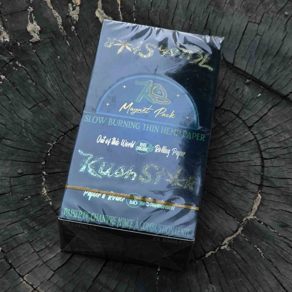 1 1/4 Size Rolling Paper & Natural Perforated Tips - Thin Organic Hemp Paper - 24 Booklets Box - Image 7