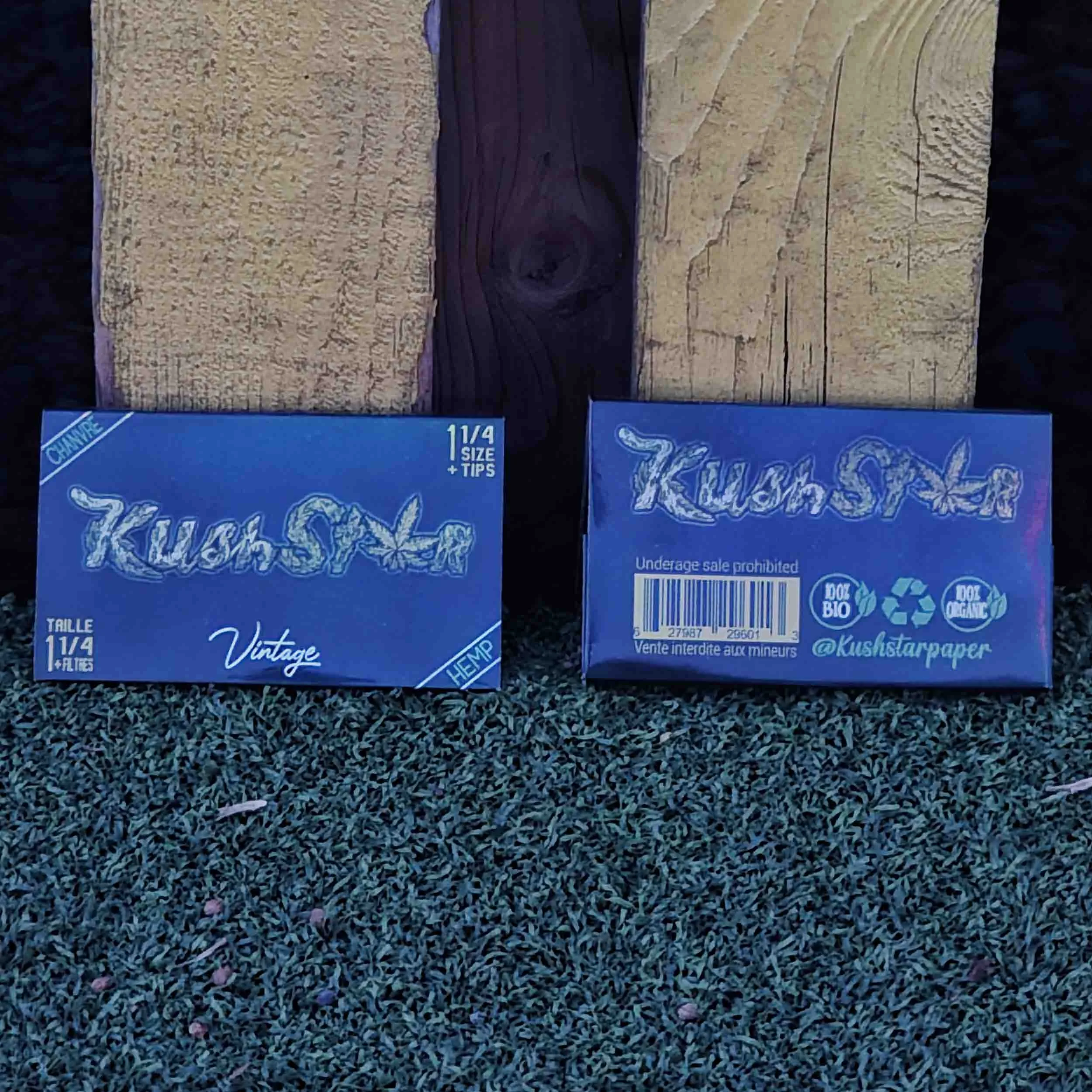 1-1/4'' Size + Tips Rolling Paper - Thin Organic Hemp Paper - 1 Booklet - Image 3