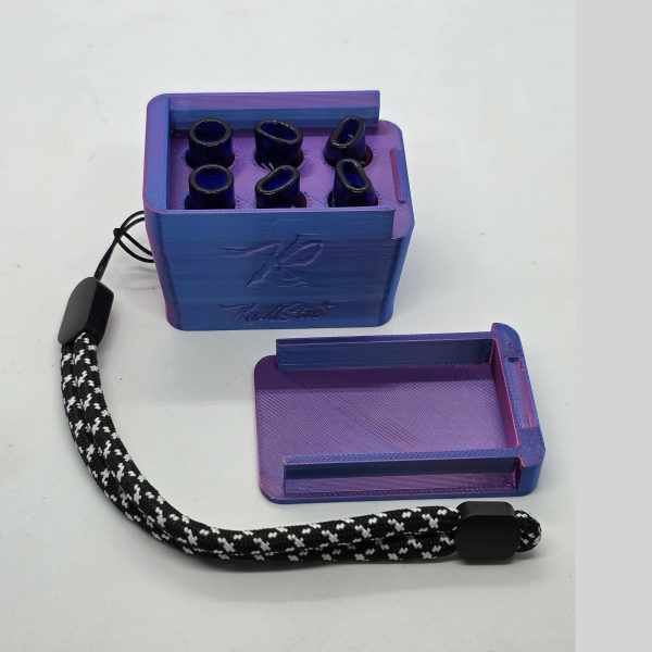 Magnetized Glass Tip Set: 3D Printed Case & Joint Crown Holders and Mouth Pieces Tips - Image 9