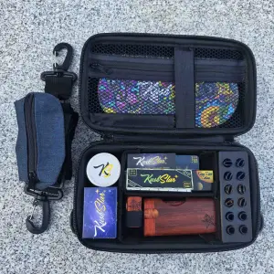 Deluxe Rolling Kit: Smell Proof Lockable Travel Pouch with Grinder and Paper Roll