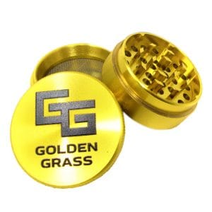 50MM/4pieces GOLDEN GRASS ALUMINUM GRINDER